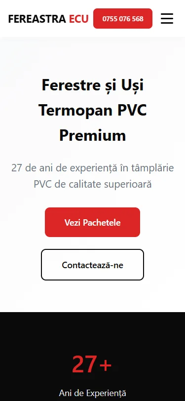 Fereastra ECU - Mobile